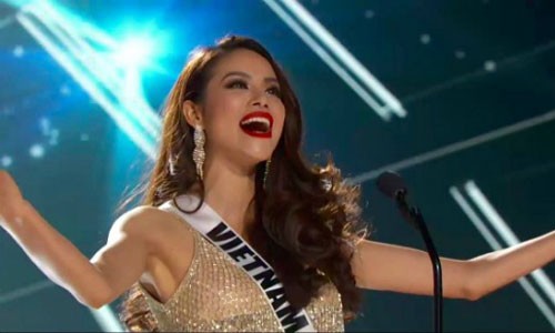 Lo diem cua Pham Huong truoc them chung ket Miss Universe 2015